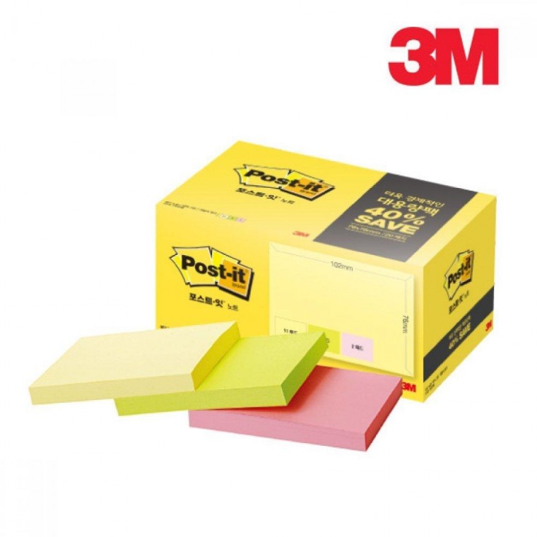 3M 노트 대용량팩 657-15A