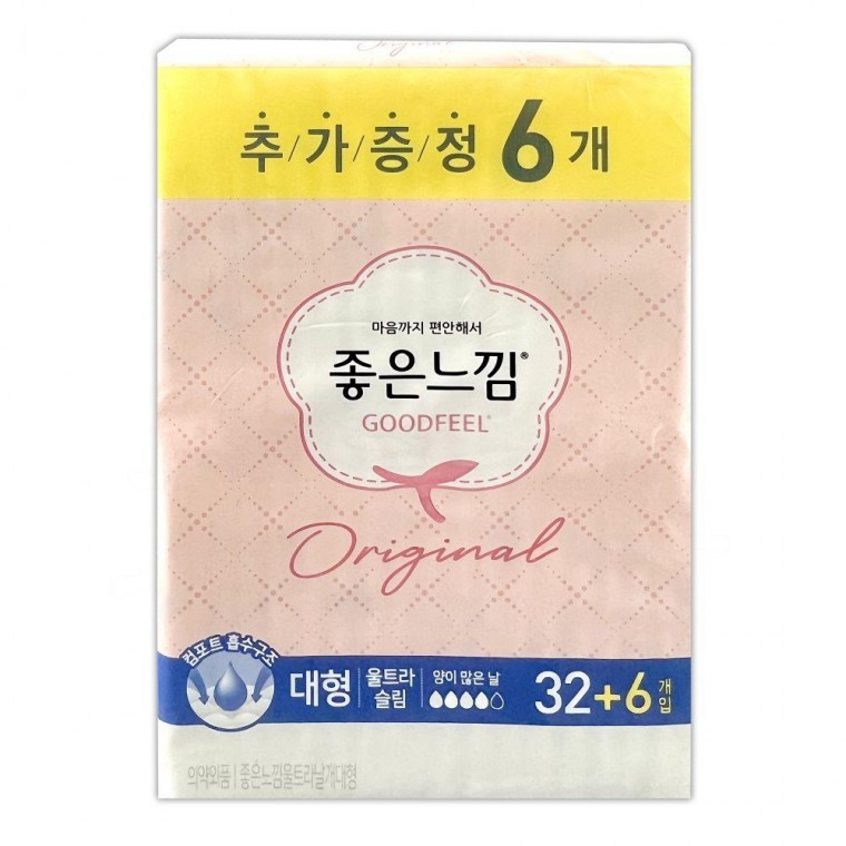 좋은느낌 울트라 날개 대형 38P 생리대