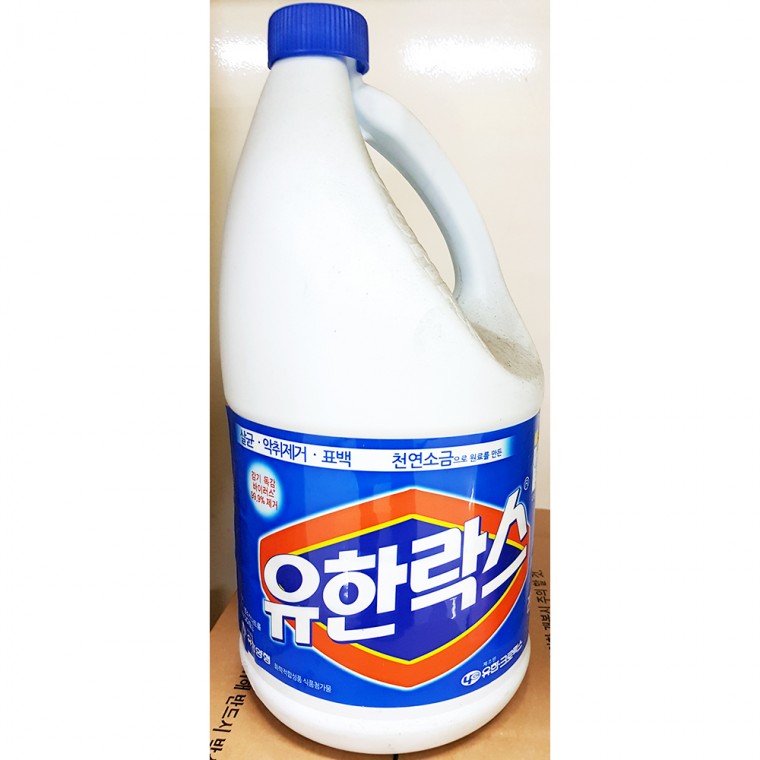 유한락스(4L)X4개 업소용 살균 악취제거 표백 세척제 레귤러