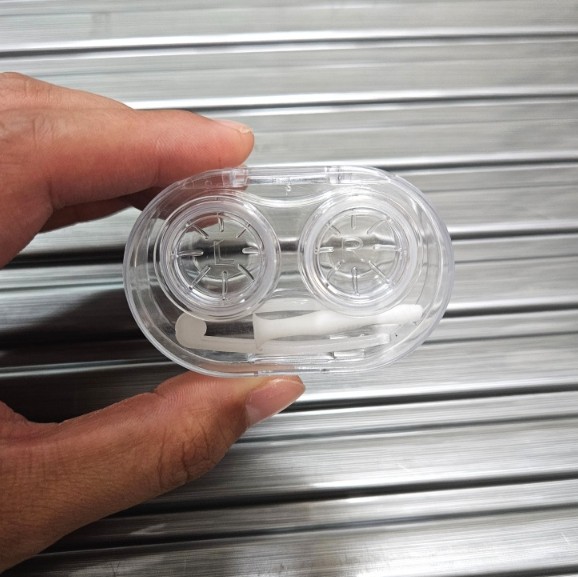 투명 렌즈통 보관케이스 휴대용 안경가게 렌즈샵 구매선물