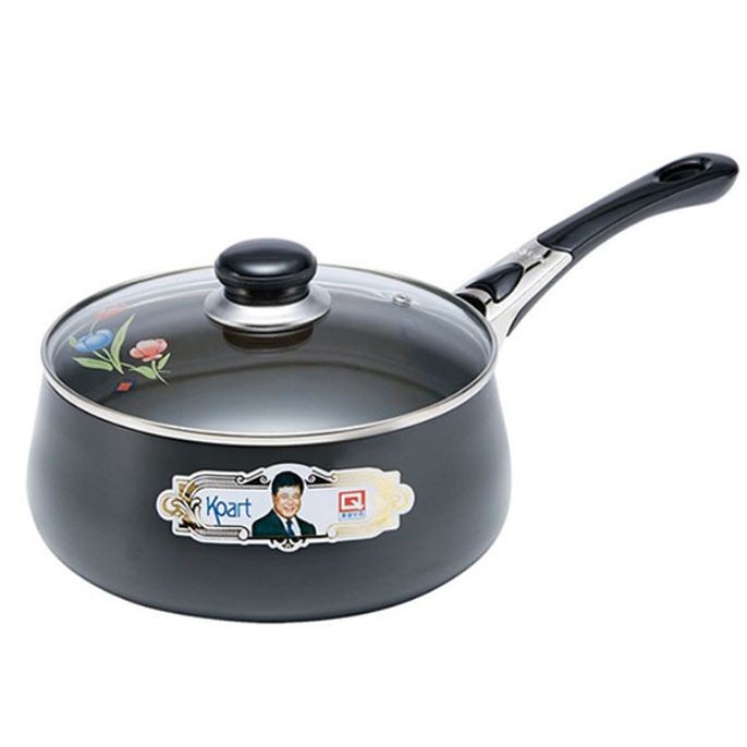 코아트 편수 냄비 찌게 라면 냄비 유리 뚜껑 22cm