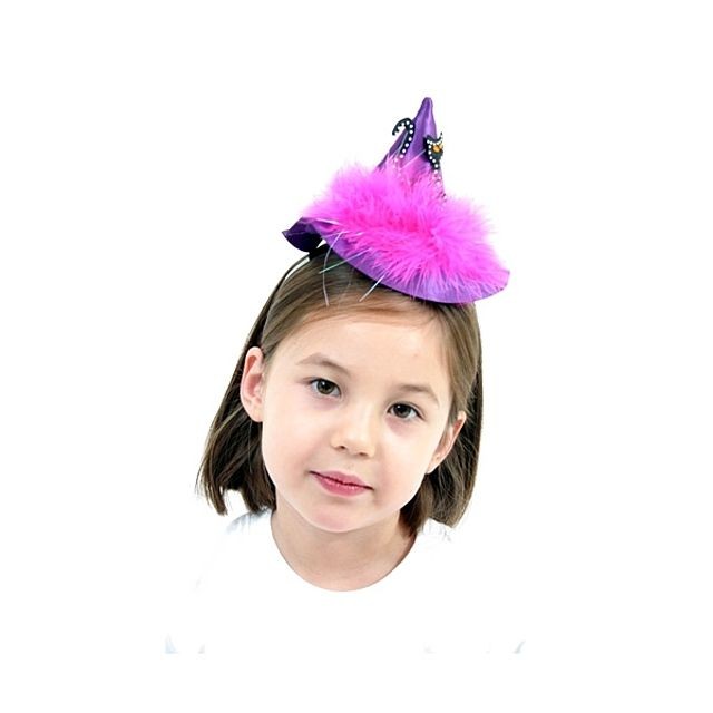 용품 퍼플 할로윈 머리띠 파티 클럽 모자 소품 마녀 고양이