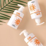 백탁현상없슴 UV썬블럭 썬크림 커플펌프형 250ml 선블럭