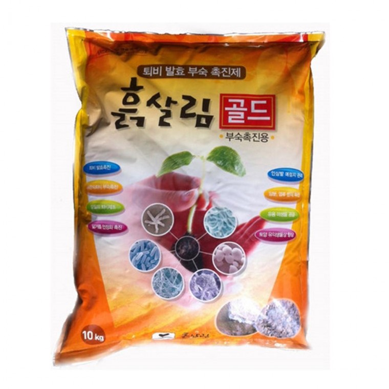 이삭 흙살림골드 10kg -퇴비발효부숙촉진제