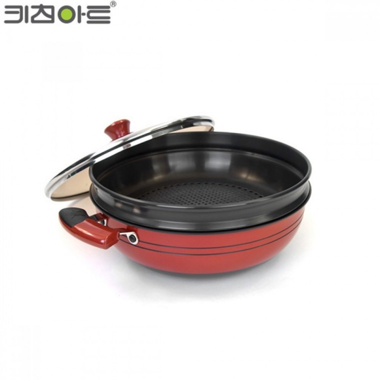 28cm 찜기 찜냄비 키친아트 2단 신비