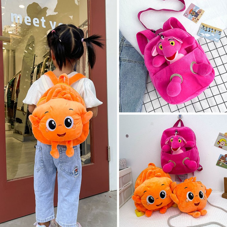 미아방지가방 대외 무역 봉제 가방 2021 새로운 어린이 가방 한국 만화 귀여운 배낭 메신