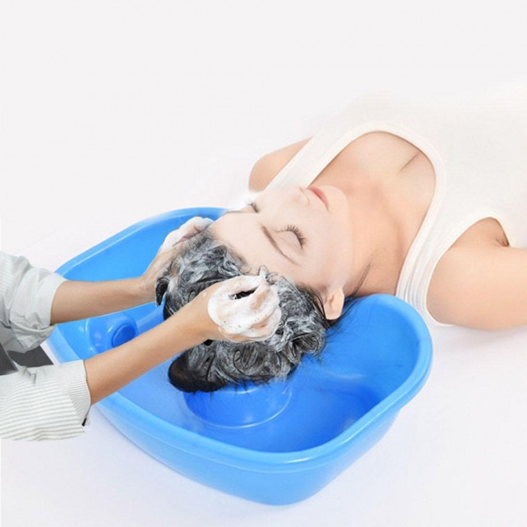 세 침상 간병 머리감는 유아 누워서씻기 노인 목욕