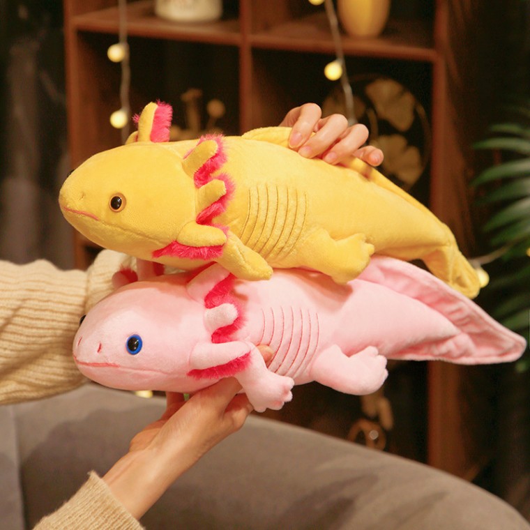 고숭이인형 재고 크로스 보더 Axolotl봉제 도롱뇽 도마뱀 인형 고양이 장난감 인형 육각