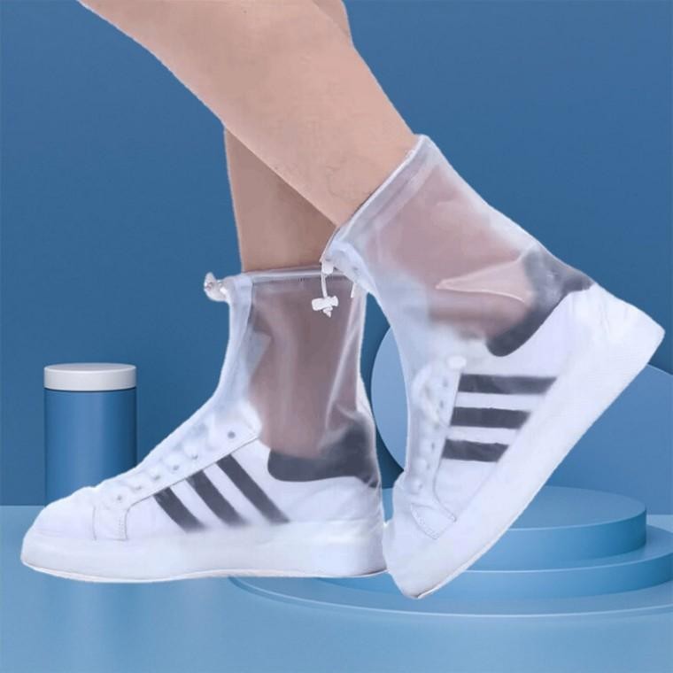 투명 신발방수커버 비닐 레인 장화(숏)