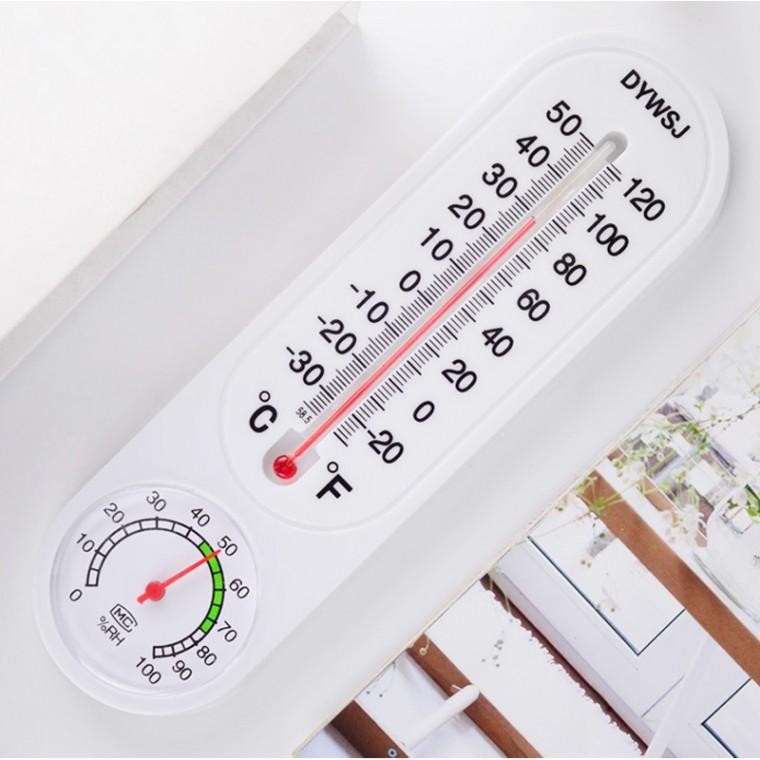 벽걸이 아날로그 실내 온도 습도 측정 플라스틱 수은 온습도계