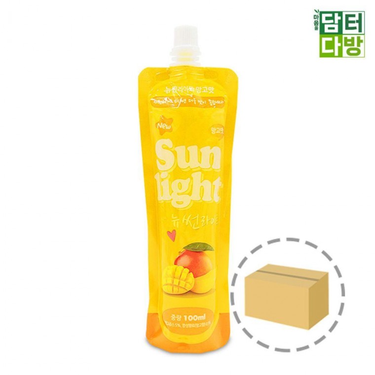 뉴 썬라이트 망고맛 마시는 젤리 100ml 1BOX (80개입)