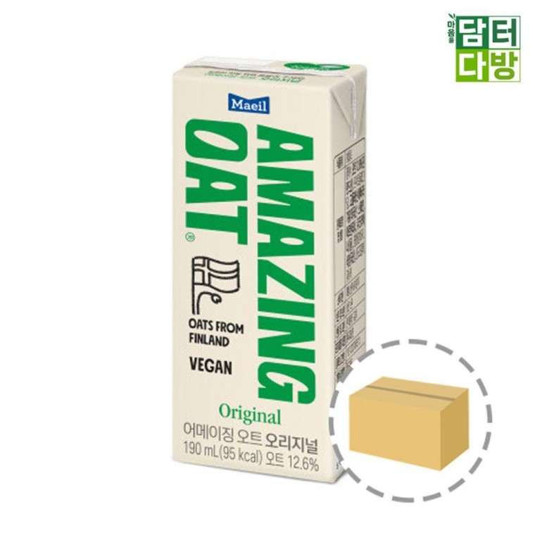 매일유업 어메이징 오트 오리지널 두유 190ml (24팩)