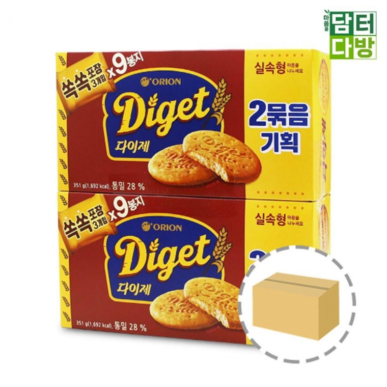 오리온 다이제 2번들 351g 1BOX (8개입)