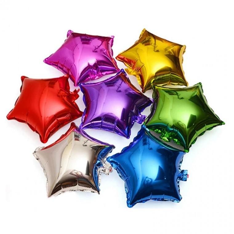 컬러 45cm 별 은박 호일 이벤트 생일 파티 풍선