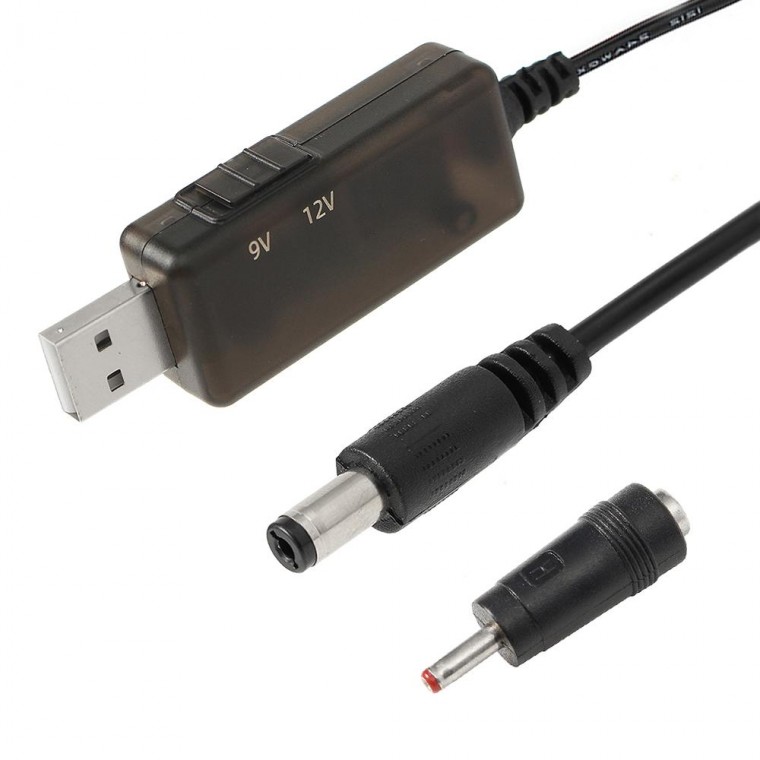 누카 USB전원 승압 케이블 5V to 9V-12V (2M)