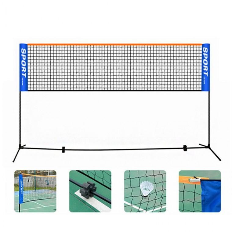 이동식 간편 설치 다용도 네트 배드민턴 족구 캠핑 학원 학교