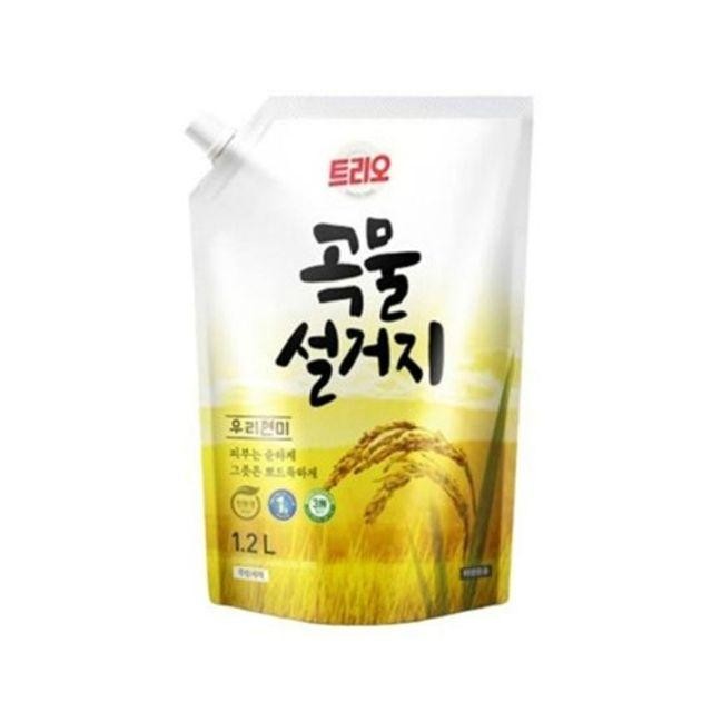 (애경) 곡물설거지 우리현미 1200ml 박스(10개입)