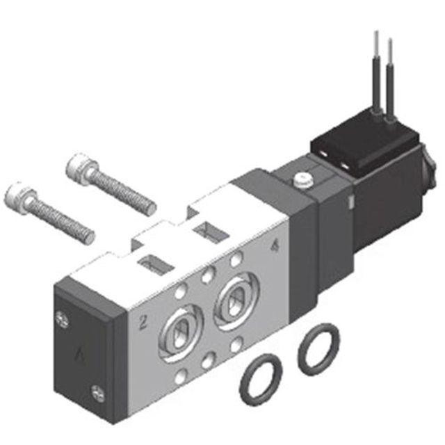 KCC 공압솔레노이드밸브 5포트 KS534S-2G