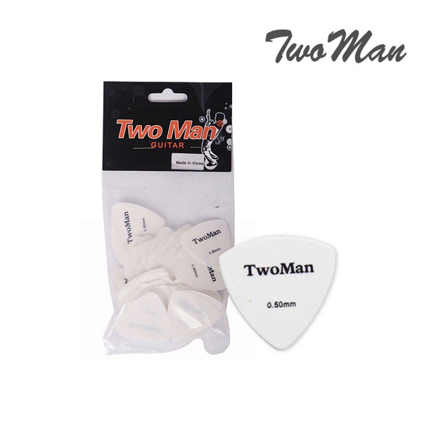 봉지(100) 투맨 피크 기타피크 Twoman 2 0.5mm Pick