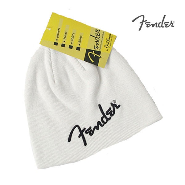 펜더 비니모자 Fender logo Beanie White 화이트 CAP