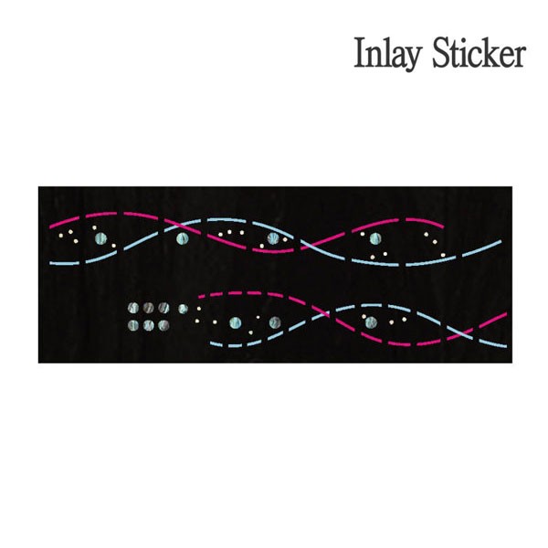 스티커 Inlay Sticker Signature DNA Steve Vai 잼샵