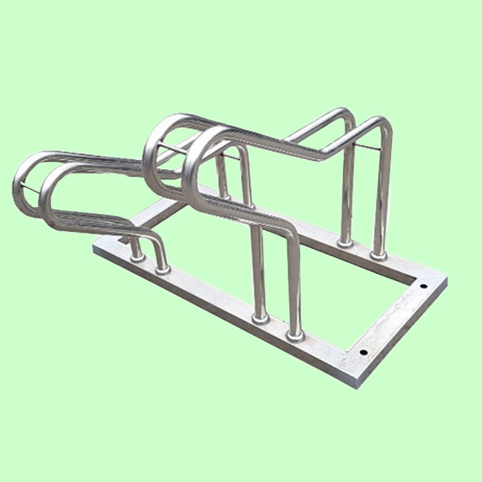 말굽형 자전거 거치대 2대분 보관대 보관소 800mm