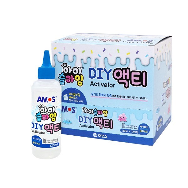 아모스 아이슬라임 DIY 액티베이터 120ml (12개입)