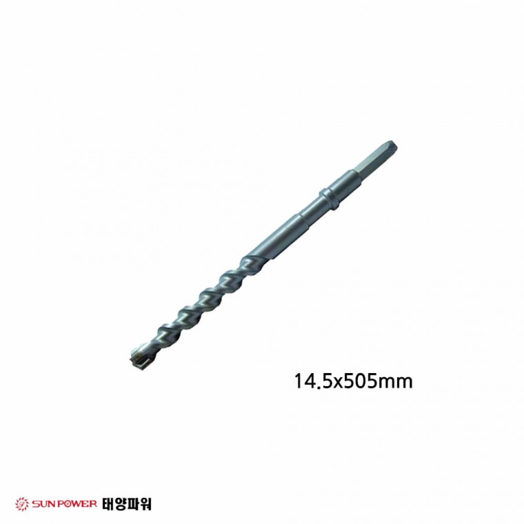 태양파워 육각햄머드릴비트 4날 14.5x505mm