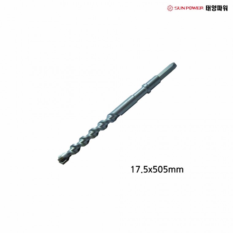 태양파워 육각햄머드릴비트 4날 17.5x505mm