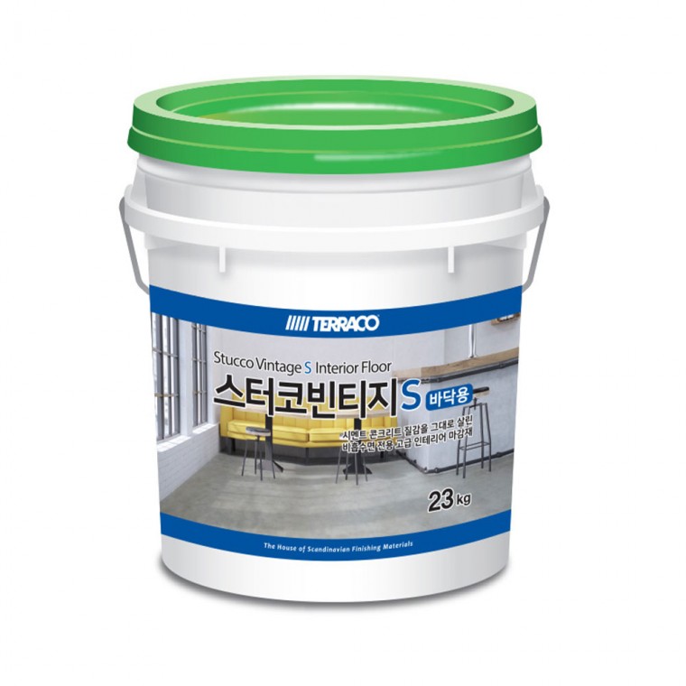 테라코 스터코 빈티지S 바닥용 콘크리트질감 마감재 23kg