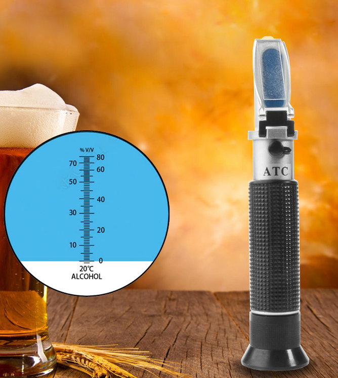 알코올 순 알콜 농도계 비중계 농도측정기 알코올 비중 농도