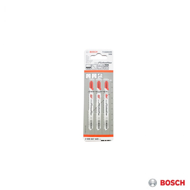 BOSCH 플라스틱직소날T108BHM 3PCS