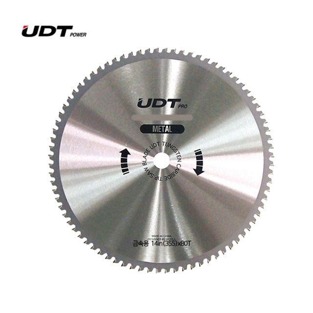 14inx80Tx2.4T UDT M355 팁쏘 금속용 원형톱날