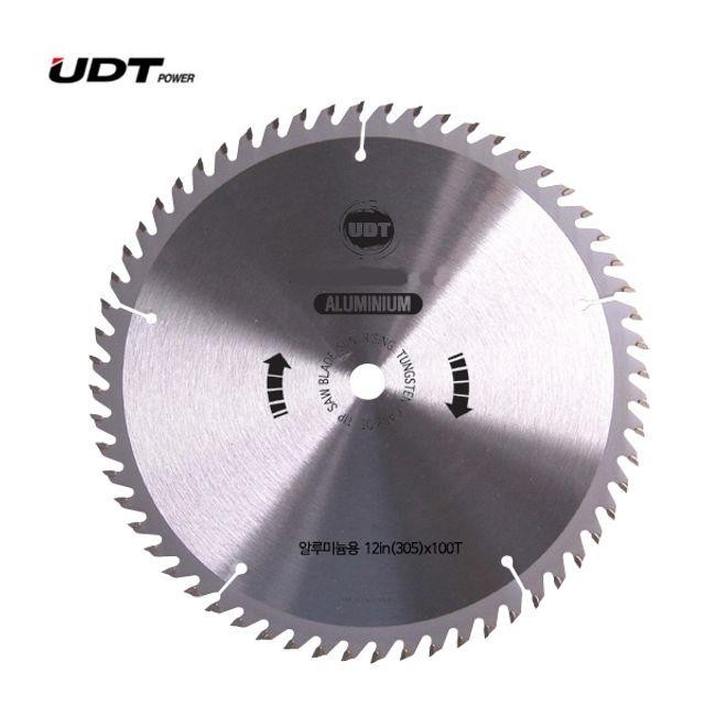 원형톱날 12inx100T 알루미늄용 팁쏘 UDT A305