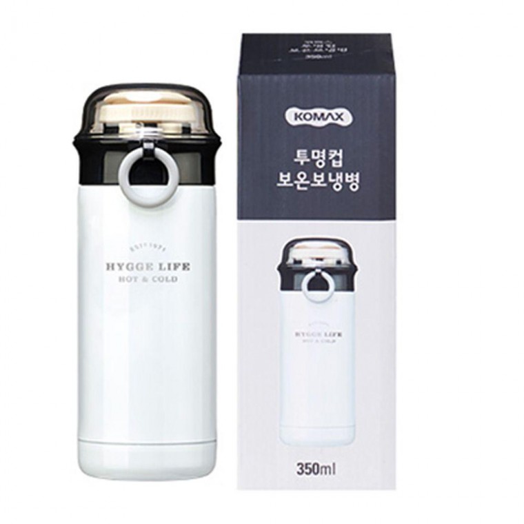 투명컵 보온보냉병 보냉병 보온병 350ml