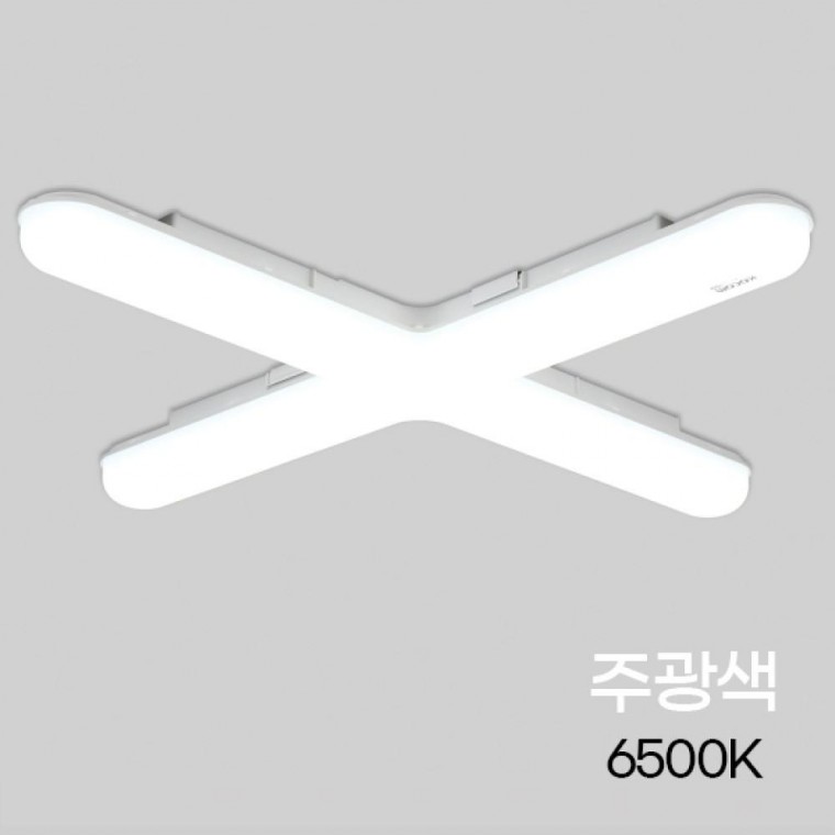 PL 등기구 LED 60W 십자 주광 플러스