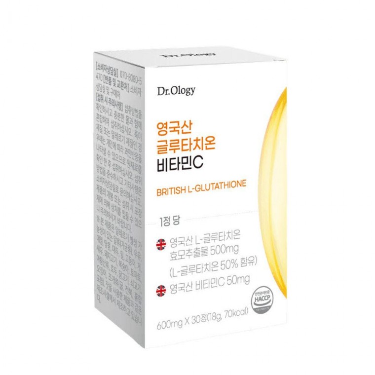 닥터올로지 영국산 글루타치온 비타민C 600mg x 30정