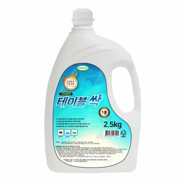 테이블클리너 테이블싹2.5L1개 테이블세정제 99.9프로살균탈취안전 렌지청소