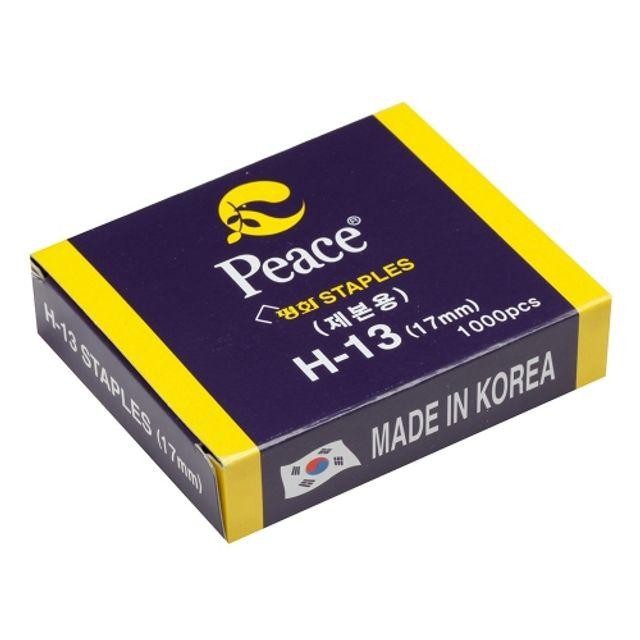 17mm 스테플러침 갑(10 1000pcs H-13 평화 80x70x20