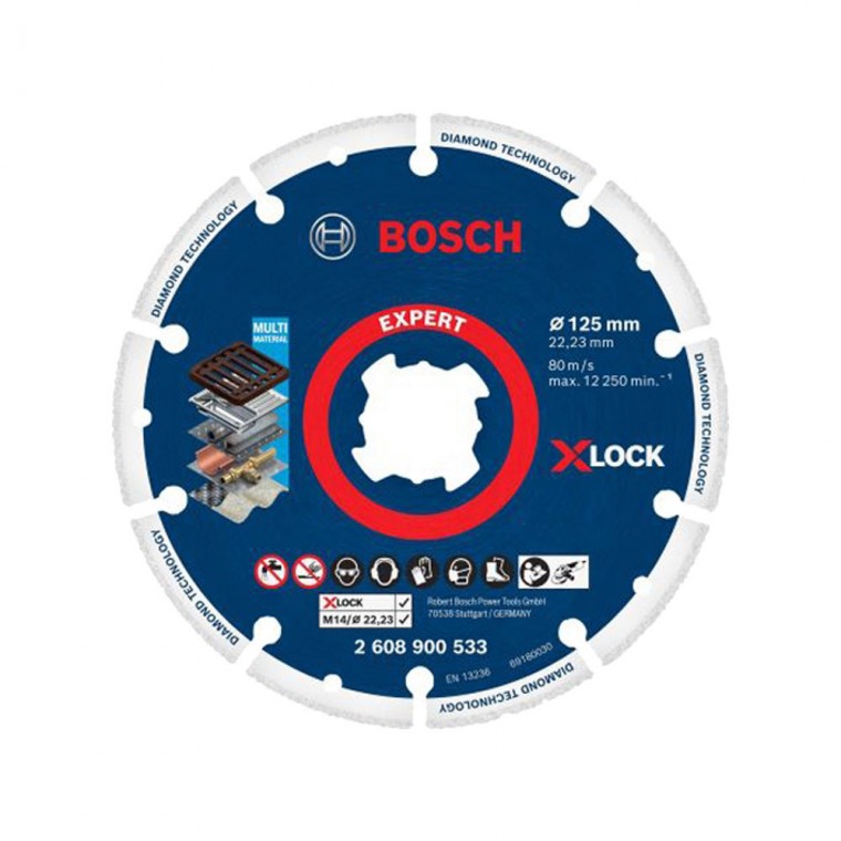 보쉬 2608900533 다이아몬드 메탈휠 디스크 125mm 금속 스텐 강철 비철