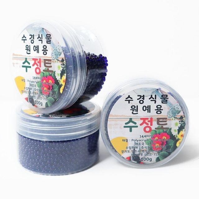 ORBEEZ오르비즈 수정토 화분식물지킴이 100g (파랑)