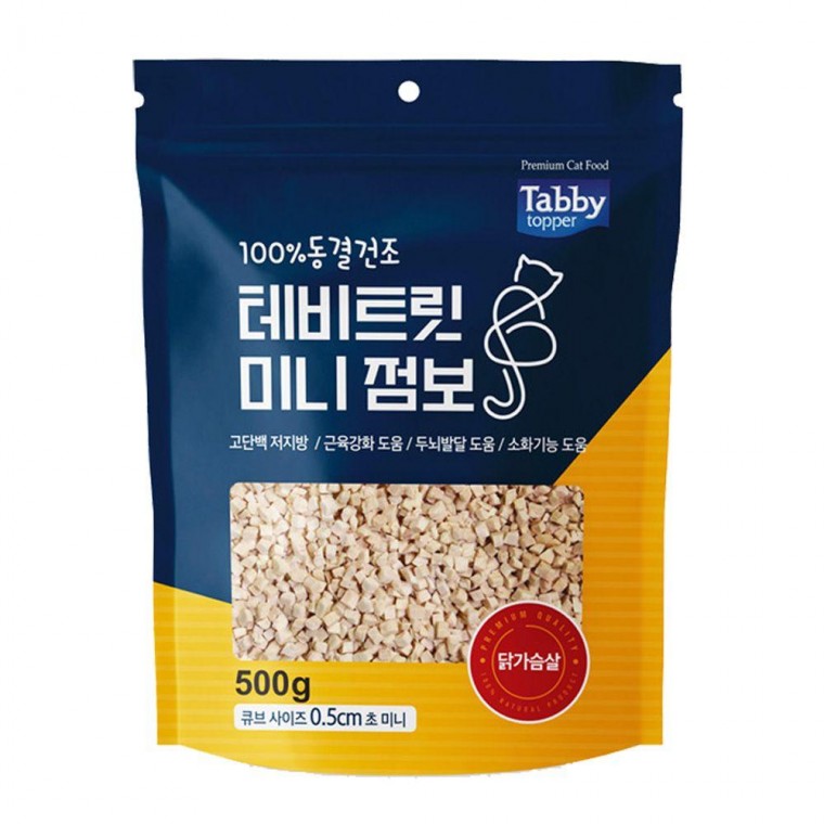 간식 점보 트릿 미니 생활몬 고양이 500g