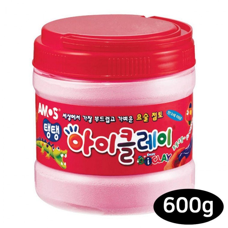 버킷 분홍 생활꽁꽁 600g 대용량 탱탱