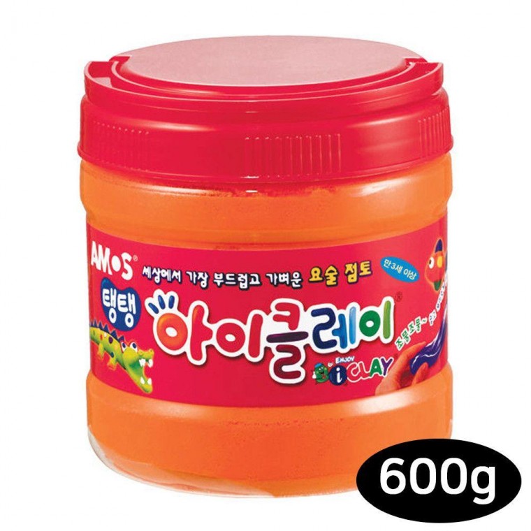 대용량 탱탱 버킷 주황 600g