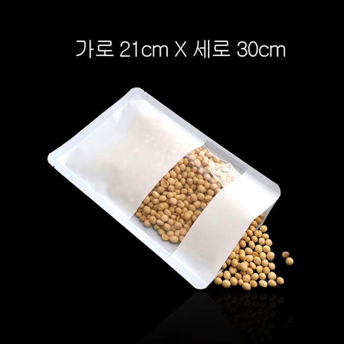 화이트 투명 상품 진열 봉투 21cmX30cm 100매