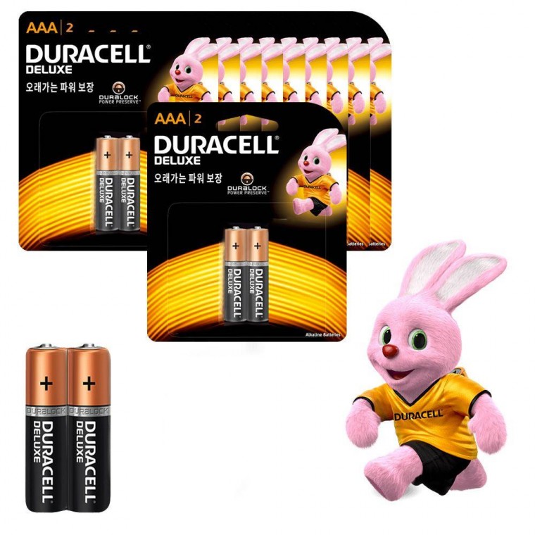 알카라인 밧데리 2P카 DURACELL 듀라셀 AAA