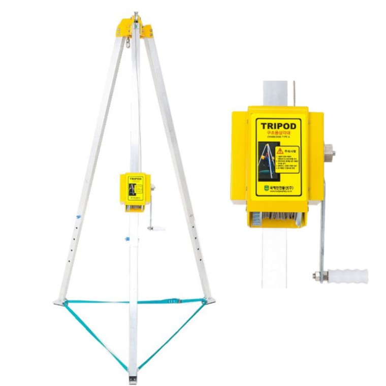 CE인증 추락 구조용 삼각대 윈치 가방 세트