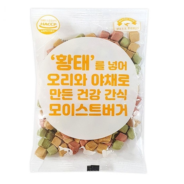 벨버드 강아지간식 애견 간식 황태오리버거 100g 30개