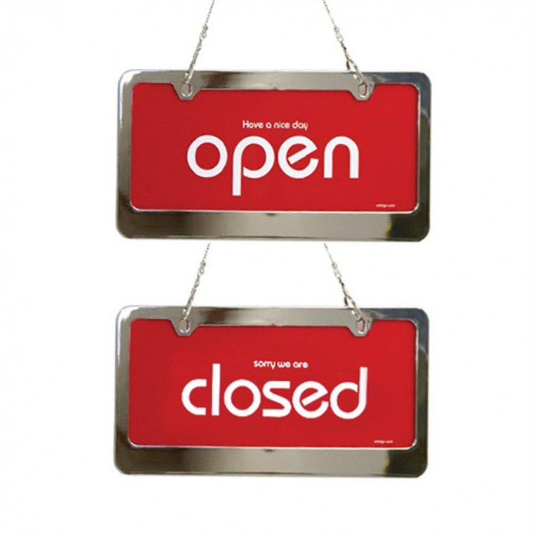 OPEN/CLOSED(스텐/빨강)(7803)