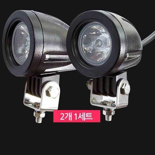 12V 24V LED 써치 라이트 안개등 10W 공사 차량 미등 포인트 램프 브레이크등